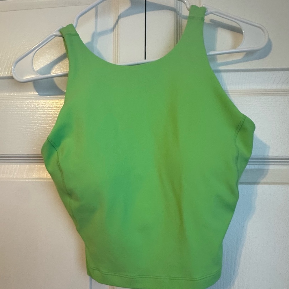 Lululemon Athletica Lime Green Crop Top